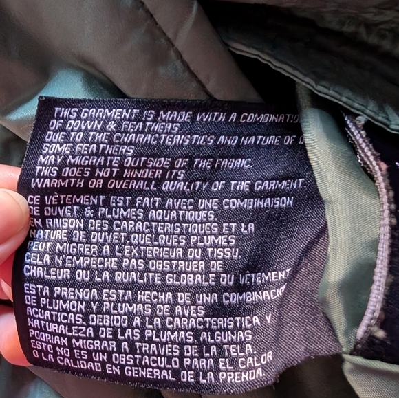 TOWER by London Fog Faux-Fur Hood Down-Fill CoatColor: Sage, Size: LARGE (EUC) - Picture 9 of 12